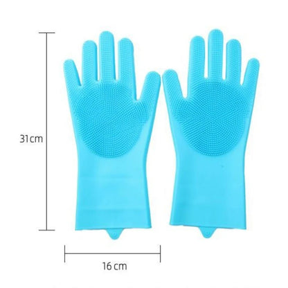 gants de bain en silicone pour animaux de compagnie
