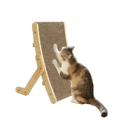 Griffoir pour Chat en Bois et Carton