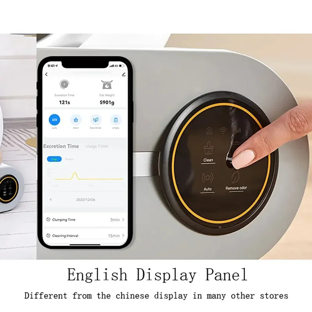 Litière pour chat automatique