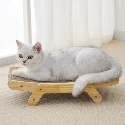 Griffoir pour Chat en Bois et Carton
